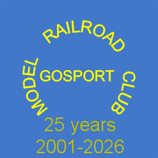 The badge of the American Model Railroad Group Gosport